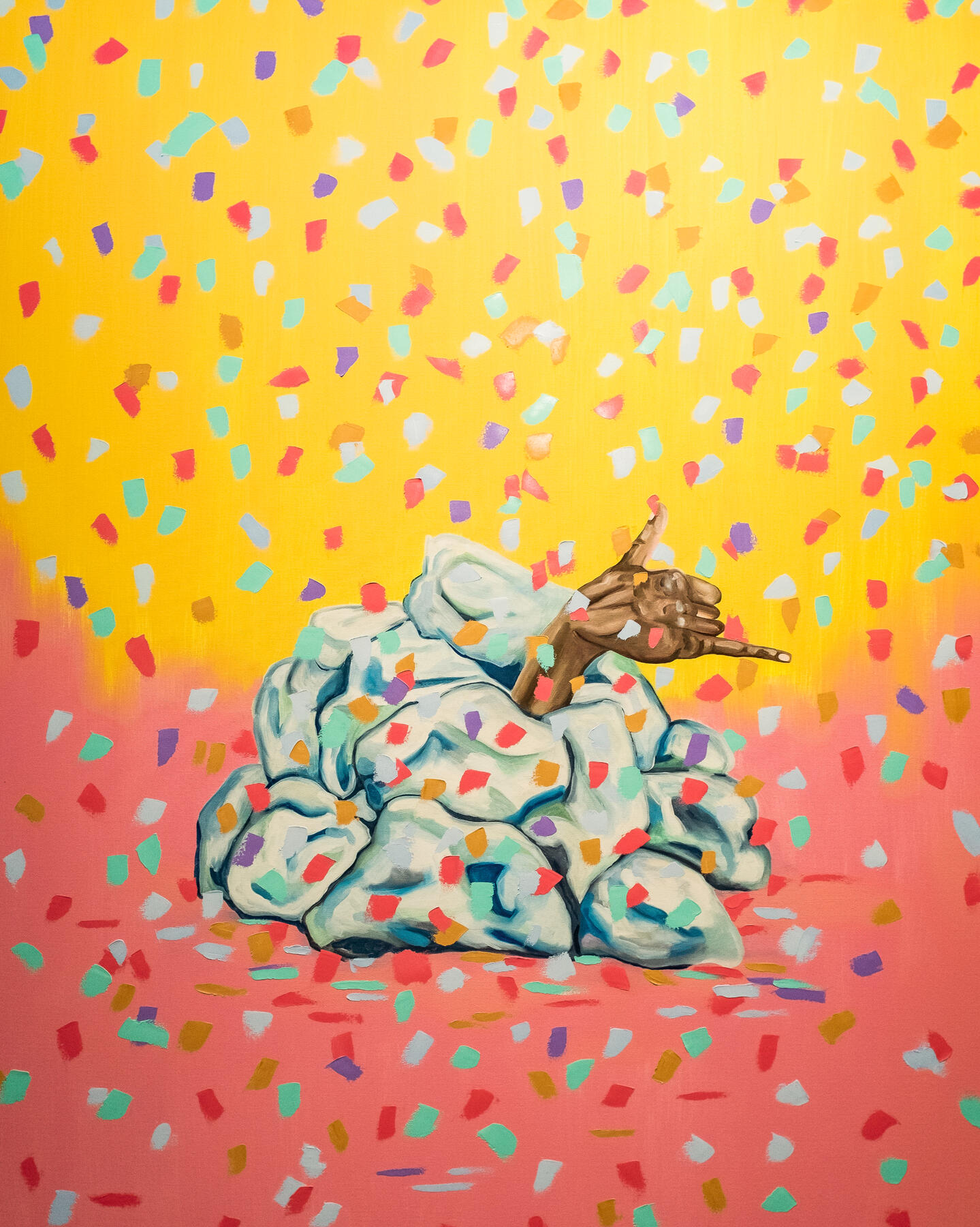 Call Me - 60" x 48", Oil on canvas